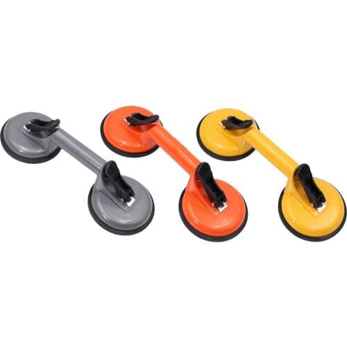 High Quality Double-cup Hand-held Vacuum Sucker Made Of Rubber Professional Car Glass Puller/Lifter/Gripper Hand Tools