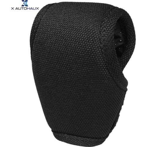 X Autohaux Universal Nylon Foam Padded Truck Car Gear Shift Knob Shifter Cover Sleeve Pad Protector Case Black Collars