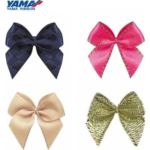 YAMA Wide 26mm±3mm High 25mm±3mm Bow Butterfly 200pcs/bag Fashion Ribbon Hair Bow Accessories Wedding Party DIY Decoration