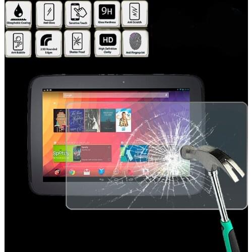 Tablet Tempered Glass Screen Protector Cover for Google Nexus 10 - Ultra-thin Screen Film Protector Guard Cover