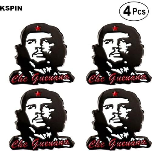 Che Guevara Lapel Pin Badge Brooch Icons 4pcs