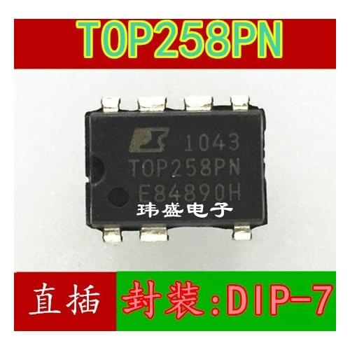 10pcs TOP258PN TOP258PG DIP-7 TOP258