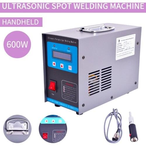 110V/220V Portable Ultrasonic Plastic Spot Welder 600W Plastic Ultrasonic Spot Welding Machine