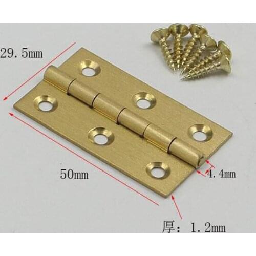 2 inch copper hinge exquisite cabinet mahogany furniture door hinge with screw