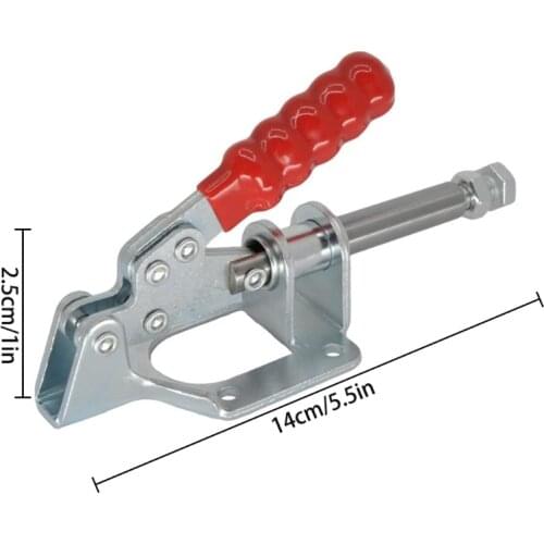 203F Clamp Hand Tool Hand Toggle Clamp Toggle Clamp Iron Galvanized Quick Fixed Toggle Clamp Holding Latch Push Pull Action