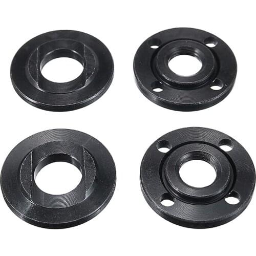 4pcs 125 Angle Grinder Flange Nut Iron M14 Flange Lock Nut Set For 14mm Spindle Thread For Angle Grinder Tools Replacement