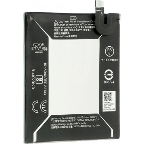 5pcs /lot 3700mAh / 14.24Wh G020A-B Replacement Battery For HTC Google Pixel 3A XL Batteries
