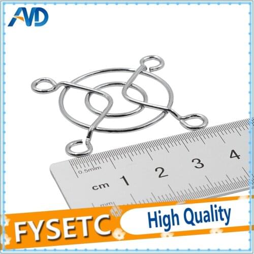5pcs/lot PC DC Fan Grill Protector Metal Finger Guard Cover 40mm 4cm Use For 40mm 4010 Cooling Fan 3D Printer Parts