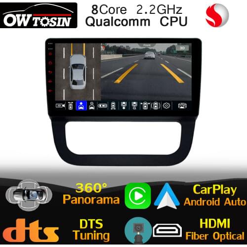Qualcomm 8Core Android For Volkswagen VW Sagitar Jetta Bora 2006-2018 Car Radio GPS CarPlay Auto Stereo 360 Panoramic DTS HIFI