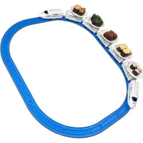 Household Mini Conveyor Belt Sushi Toy Train Electric Track Conveyor Belt Rotating Table