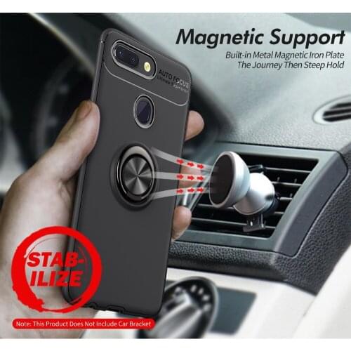 MI 8 Lite Stand Case 360 Degree Ring Finger Holder Car Magnet Phone Case For Xiaomi 8 Pro 8SE 8 Lite MI 8Pro Fundas Capa