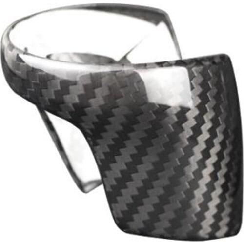 For Mazda Atez CX-3 CX-4 CX-5 CX-8 Car Carbon Fiber Back Gear Shift Knob Cover Trim Fit Decoration Sticker Accessories