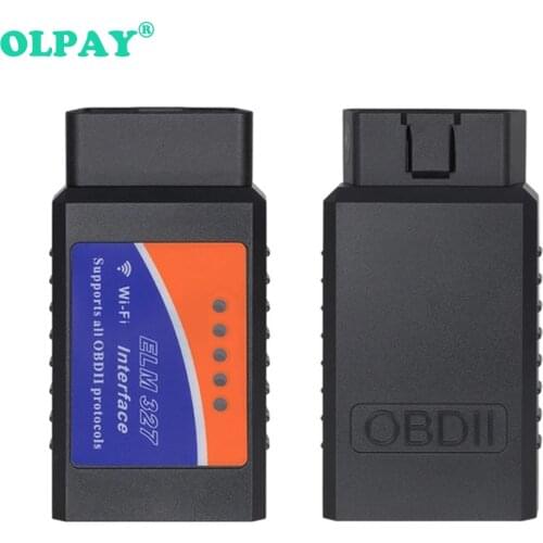 ELM327 OBD2 WIFI V1.5 Car Diagnostic Tool ELM 327 OBD II Scanner Chip PIC18F25K80 Work Android/IOS/Windows 12V Diesel