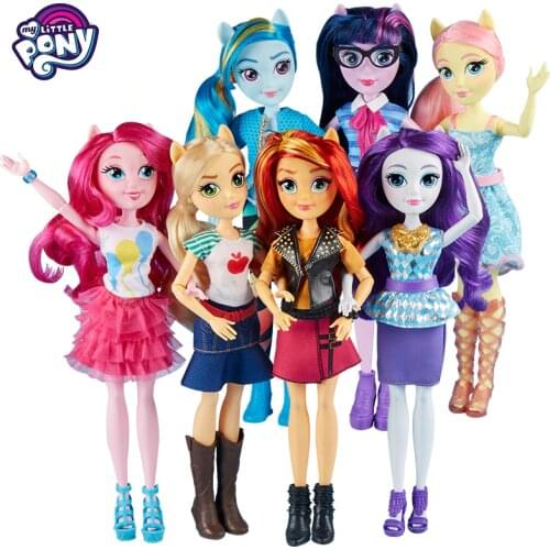 My Little Pony Equestria Girls Figure ball jointed doll Rainbow Pony Magic Princess Action Figures Toys for Kids Bonecas Gift