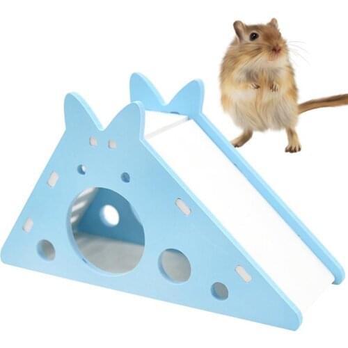 Hamster Slide Toy Detachable Handmade Hamster Cage House Small Animal Hideout Hamster Nest Sleeping House Pet Product