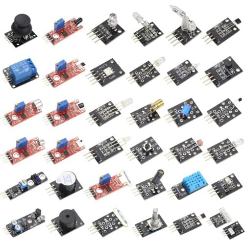 37 IN 1 Sensor Kit for Starter Kit Starters Sensor Set for UNO R3 for MEGA 2560 for Raspberry Pi + Retail Box