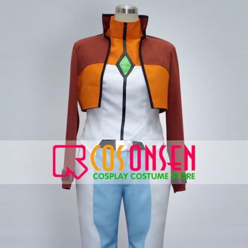 COSPLAYONSEN Mobile Suit Gundam 00 Military Uniform Cosplay Costume 4 Colors Any Size