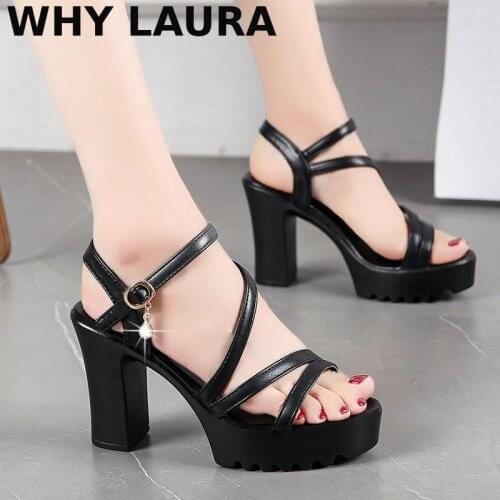 Summer 2021 womens white sandals sexy open toe sandals high platform sandals casual Russian womens shoes black and white fashi