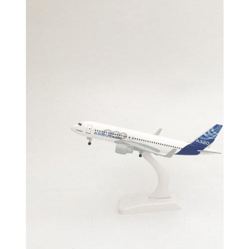 20cm Aircraft Model Original A320 Alloy Aircraft Model Diecast alloy aircraft Airplanes Kids Gifts collectible display