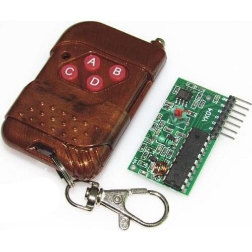 2262/2272 4 Channel 433Mhz Launch module Wireless Remote Control For arduino Kit M4 Unlocked Receiver Board (No battery)