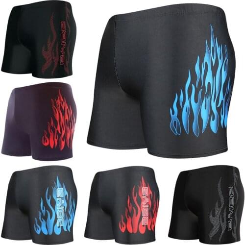 Men Swimming Short Trunks Male Beach Swimwear Nylon Wave Quick Drying Swimsuit Low Rise Printing Quick-dry Underwear Boxer