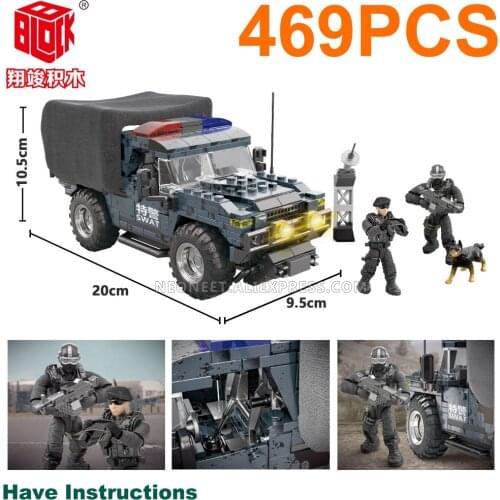 Support Vehicle Call of Duty Military Humvee Soldiers Weapon Set Building Blocks Fit COD Mega Bloks Construx MiniFigures AK Lot