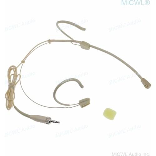 New Beige Earset Hook Headset Microphone For Sennheiser G2 G3 G4 Wireless BeltPack Transmitter Unidirectional Mics