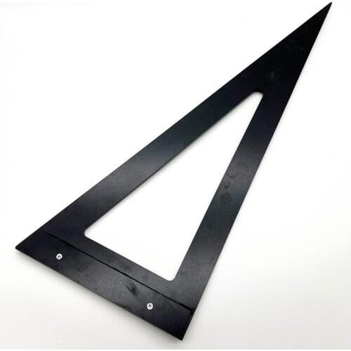 Premium 450/550/650mm Bakelite Triangle Ruler for Glass Tile Straight Cutting