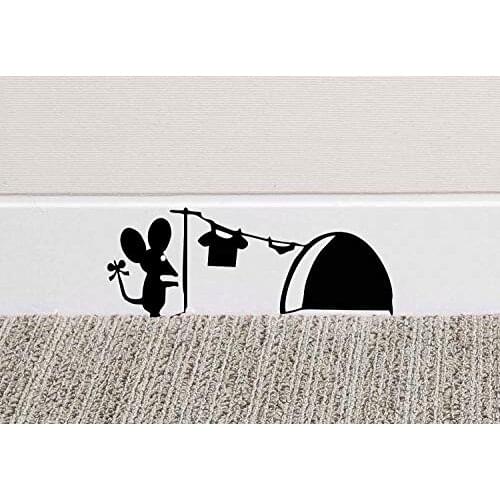 SUPER STICKER Black Wall Stickers