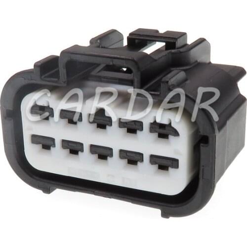 1 Set 10 Pin Automotive Waterproof Sealed Connector Plug Socket With Terminals And Seals