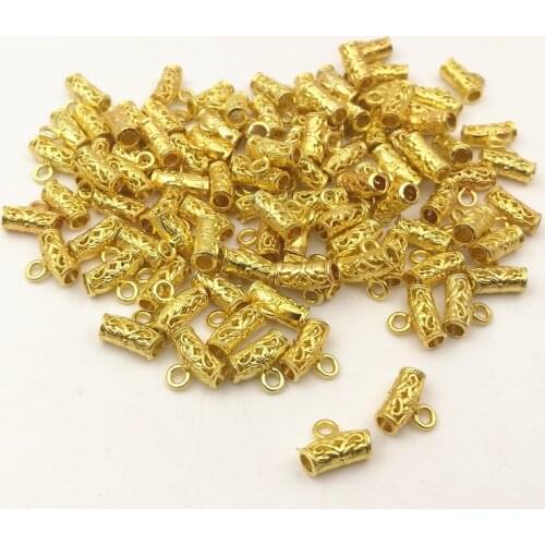 SIXTY TOWFISH 30 Pieces/lot DIY Jewelry Accessories Alloy 9*7.5 mm Hollow Ring Charms Pendant