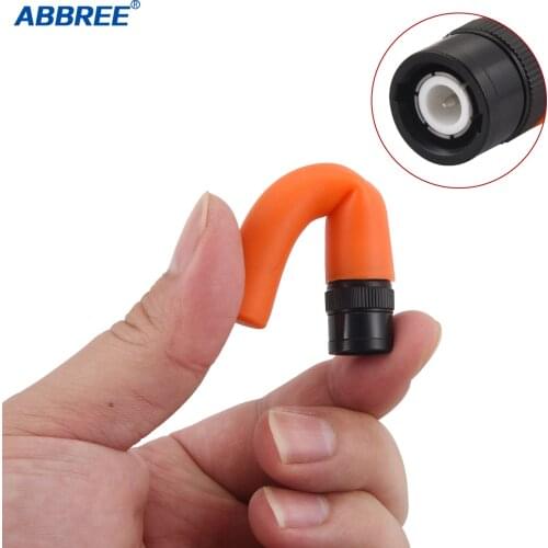 ABBREE ST20 BNC Short Walkie Talkie Antenna BNC Connector UHF/VHF 144/430MHz for i com IC-V80 IC-V82 Kenwood Two Way Radio