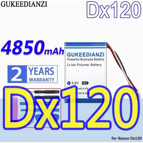 4850mAh GUKEEDIANZI High Capacity Battery for Ibasso Dx120 Bateria