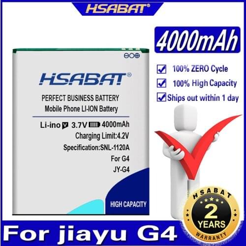 HSABAT JY-G4 4000mAh jiayu g4 Battery for jiayu G4 G4c G4T G4S JY-G4