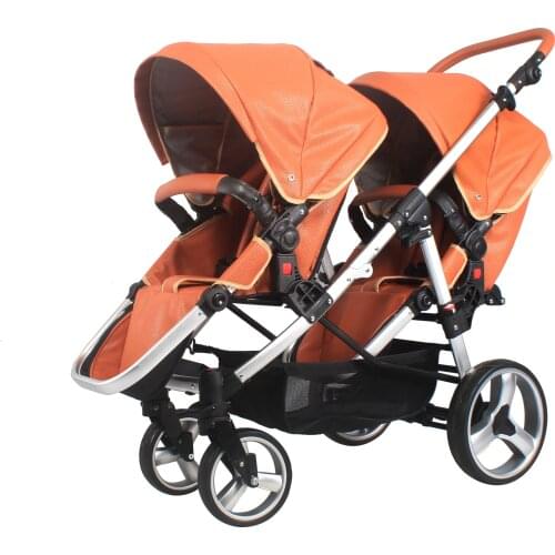 Free shipping High quality twins stroller Double Strollers Carriage For Twins Prams Newborns two baby Lightweight stroller