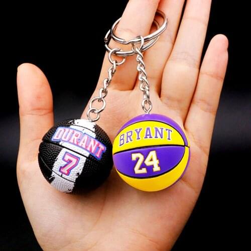 Simulation Mini Basketball 23 Model Keychain Pendant Girls Boys Toys Car Bag Ornaments Adult Kids Birthday Present Star Gift