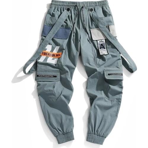 New Casual Men Cargo Trousers Printing Loose Harem Joggers Sport Large Size Menstreetwear Clothing Hip-hop Pants Men