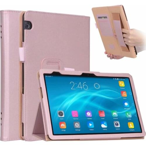 Fashion Hand Holder PU Leather Tablet Case for Huawei MediaPad T5 10 AGS2-L09/L03/W09/W19 10.1 Inch Stand Cover Funda Coque+pen