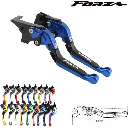 For Honda FORZA 300 125 250 2010-2019 2018 Adjustable Foldable Extending Brake Clutch Levers Handle Bar Motorcycle Accessories