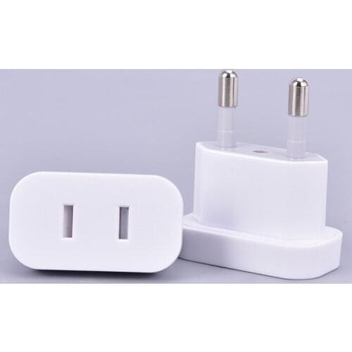4MM Outlet Travel Charger Power Socket Adapter US to EU Charging Converter Plug