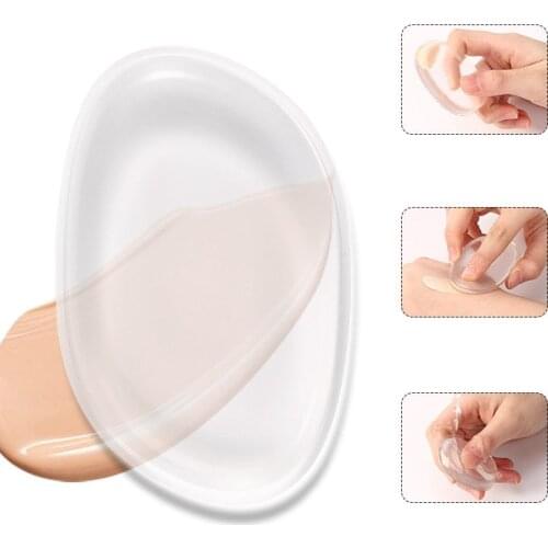 Cosmetics Powder Puff Silicone Beauty Sponge Cosmetics Powder Puff Blender for Liquid Foundation Beauty Essentials Makeup Tools
