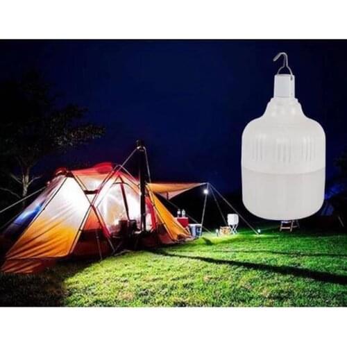 20W-120W USB Recharging Light Bulb Mobile Outdoor Fishing Camping Tent Hanging Lantern Emergency Lightbulb