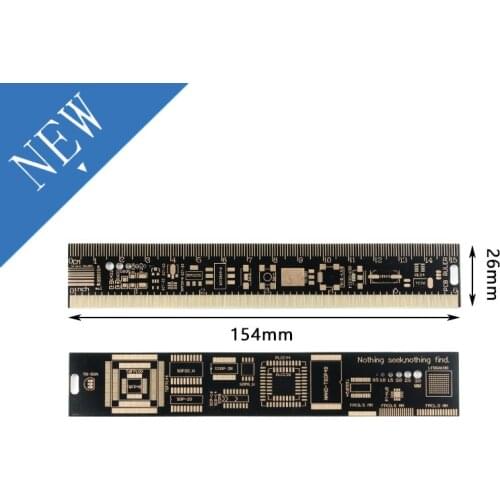 PCB Ruler For Electronic Engineers Measuring Tool For Arduino Fans PCB Reference Ruler PCB Packaging Units 15cm 150mm 6 inch 6"