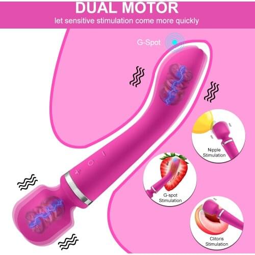 20 Speeds G Spot Vibrator Powerful Dildo Av Magic Wand Sex Toys for Women Couple Massager Clitoris Stimulator Goods for Adult 18