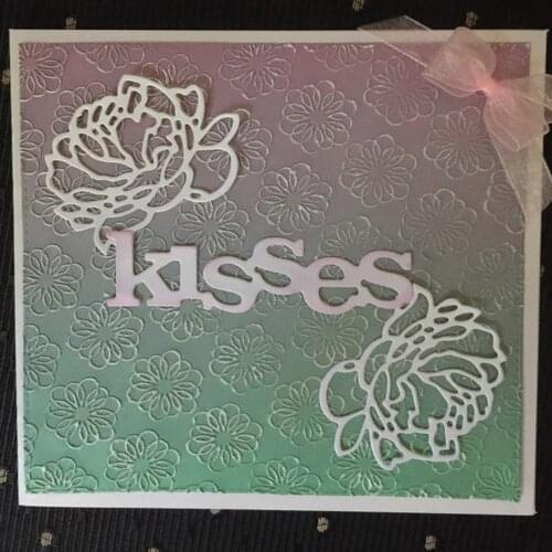 Beautiful Roses metal cutting modules for leaf decoration, scrapbook template, photo album card, rejection paper, DIY process