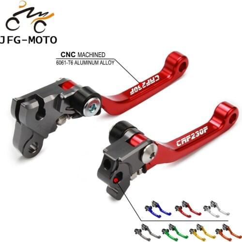 Motorcycle Custom Make Logo CNC Brake Clutch Lever For HONDA CRF230F CRF150F 2003-2017 CRF250F 2019-2021 CRF 150F 230F 250F