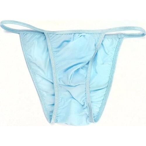 High Quality Men G-String Thongs Sexy Low Rise T-Back Briefs Lightweight Bulge Pouch Underwear Underpants