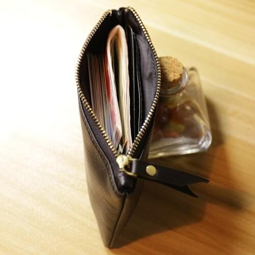 2021 Hot Mens Leather Coin Purses Holders Fashion Women Wallet Case Mini Sheepskin Wallet Card Holder