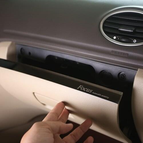 My Good Car Stainless steel Car Glove Box Decoration Trim Glovebox Cover Sticker for Ford Focus 2 MK2 2005 - 2011 2012