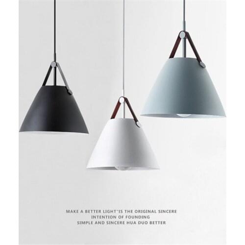 Nordic lamp Simple horn Chandelier Personality Modern Restaurant Bar counter Coffee shop Hotel Aluminum Makaron LED LIGHTING